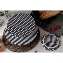 3 Couvre-bols En Coton -Fine Kitchenware 606086 2 1 3 couvre bols en coton Nuts Innovation