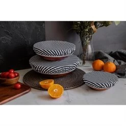 3 Couvre-bols En Coton -Fine Kitchenware 606086 3 1 3 couvre bols en coton Nuts Innovation