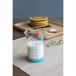 Verre Doseur En Verre Avec Silicone 200 Ml -Fine Kitchenware 620022 2 4 Verre doseur en verre avec silicone 200 ml Pebbly