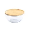 Bol à Mixer Rond Couvercle Bambou 2.6L -Fine Kitchenware 623016 0 1 Bol a mixer rond couvercle bambou 2 6L Pebbly
