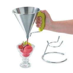 De Buyer Entonnoir à Piston Vert 8 De Buyer Entonnoir à Piston Vert -Fine Kitchenware 67351 2 1 Entonnoir a piston vert De Buyer