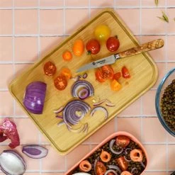 Planche Avec Rigole 26 Cm -Fine Kitchenware 690000 3 2 Planche avec rigole 26 cm Pebbly