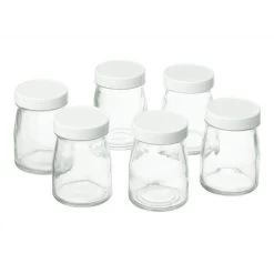 Cuisinart 6 Pots à Yaourt En Verre 125 Ml YM401E