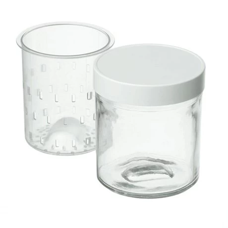 Cuisinart 2 Pots Faisselles Avec égouttoirs 250 Ml YM402E 4 Cuisinart 2 Pots Faisselles Avec égouttoirs 250 Ml YM402E – Image 2