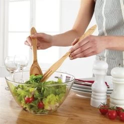 Couverts à Salade En Bois D'olivier -Fine Kitchenware 82942 2 1 Couverts a salade en bois d olivier Jean Dubost